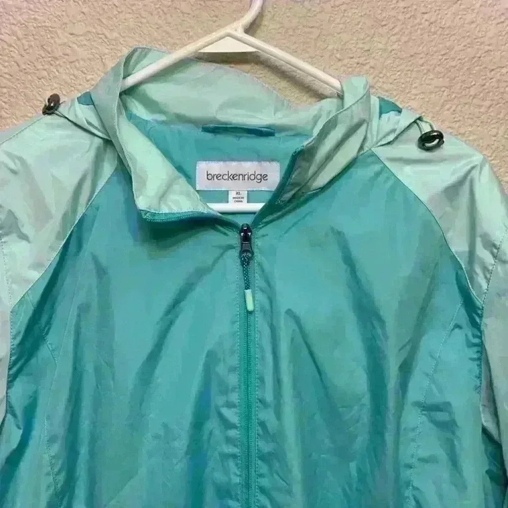 Brekenridge teal/aqua lightweight winter jacket Size XL snowboarding skiing - Picture 3 of 8